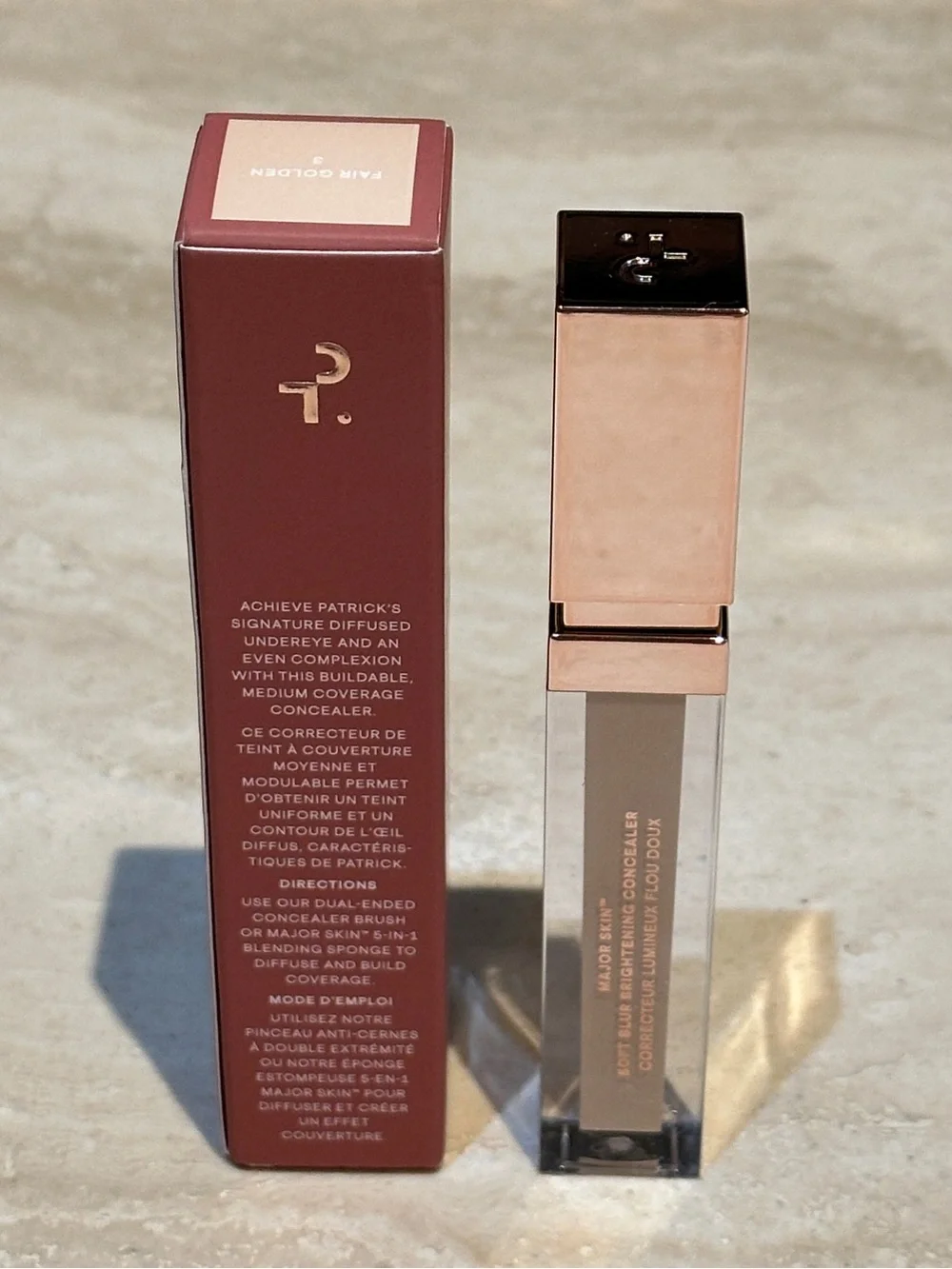 Patrick Ta Major Skin Soft Blur Brightening Concealer - Fair Golden 3